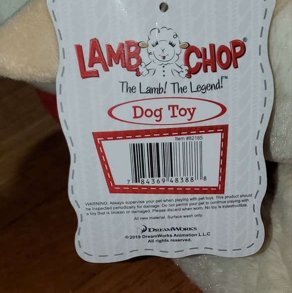 Lamb Chop Dog Toy Jumbo Size - Picture 10 of 12